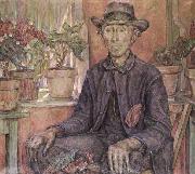 Robert Reid The Old Gardener oil painting